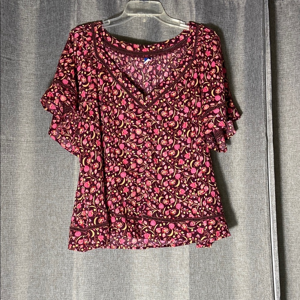 Floral Pink Women's Top
